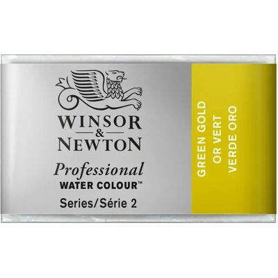 Winsor & Newton Ammattimainen Vesiväri - Koko Pannu - Vihreä Kulta Winsor & Newton Ammattimainen Vesiväri - Koko Pannu - Vihreä Kulta