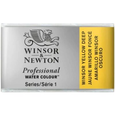Winsor & Newton Professional Water Colour - Winsor Yellow Deep - Durable, Vibrant, Lightfast Winsor & Newton Professional Water Colour - Winsor Yellow Deep - Durable, Vibrant, Lightfast