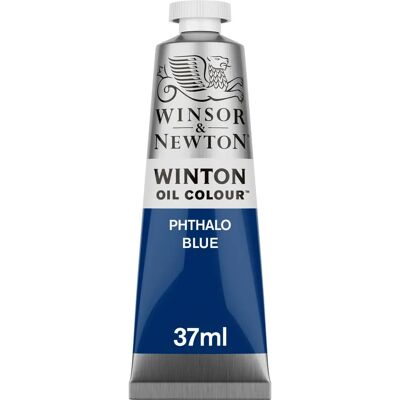 Winsor & Newton Winton Peinture à l'Huile - Bleu Phthalo - 37ml - Peinture à l'Huile Winsor & Newton Winton Peinture à l'Huile - Bleu Phthalo - 37ml - Peinture à l'Huile