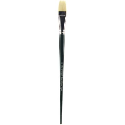 Winsor & Newton Winton Long Handled Hog Brush - Flat - Paintbrush Winsor & Newton Winton Long Handled Hog Brush - Flat - Paintbrush