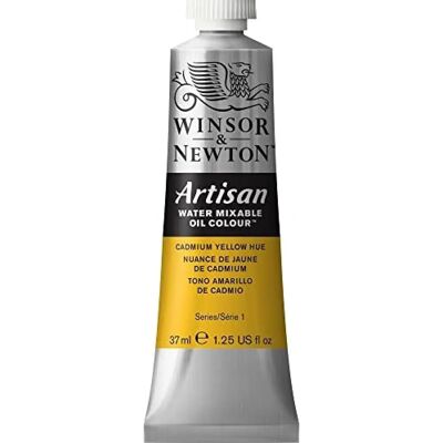 Winsor & Newton Cadmium Yellow Hue Water Mixable Oil - 37ml - Artisan Winsor & Newton Cadmium Yellow Hue Water Mixable Oil - 37ml - Artisan