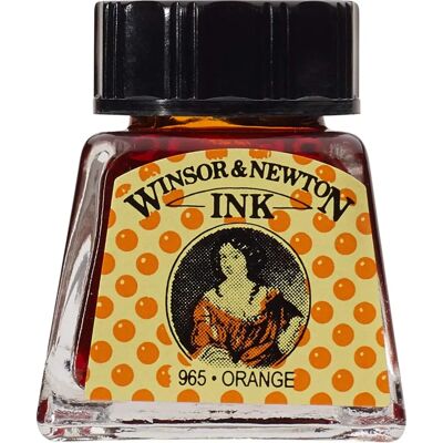 Encre de Dessin Winsor & Newton Designer - Orange - 14ml Encre de Dessin Winsor & Newton Designer - Orange - 14ml