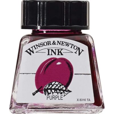 Inky de dessin Winsor & Newton - Violet - 14ml - Publicité Inky de dessin Winsor & Newton - Violet - 14ml - Publicité