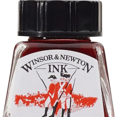 Winsor & Newton Modèle - Vermilion - Encre de Dessin - Publicité Winsor & Newton Modèle - Vermilion - Encre de Dessin - Publicité