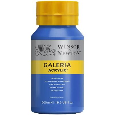 Winsor & Newton Galeria Acrylique Cyan 500ml - Peinture acrylique Winsor & Newton Galeria Acrylique Cyan 500ml - Peinture acrylique