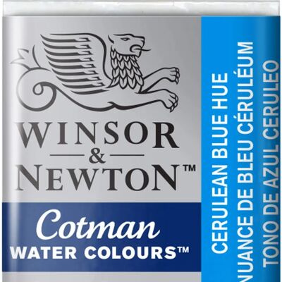 Winsor & Newton Cotman Aquarelle Moyenne Plaque - Nuance Bleue Cérulean - Peinture - Publicité Winsor & Newton Cotman Aquarelle Moyenne Plaque - Nuance Bleue Cérulean - Peinture - Publicité
