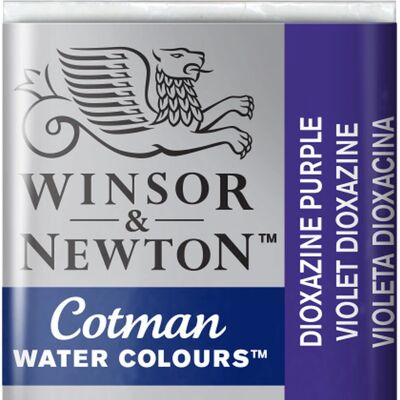 Winsor & Newton Violet Dioxazine Moitié-Pan - Fournitures d'Art Winsor & Newton Violet Dioxazine Moitié-Pan - Fournitures d'Art