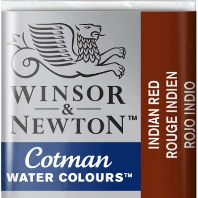 Winsor & Newton Cotman Aquarelle Rouge Indien Demi-Pan - Peinture aquarelle - Publicité Winsor & Newton Cotman Aquarelle Rouge Indien Demi-Pan - Peinture aquarelle - Publicité
