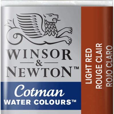 Winsor & Newton Cotman Akvarell Fél Tálca - Világos Vörös - Festék Winsor & Newton Cotman Akvarell Fél Tálca - Világos Vörös - Festék