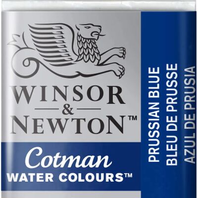 Winsor & Newton Cotman Bleu de Prusse Demi-Pan - Aquarelle - Publicité Winsor & Newton Cotman Bleu de Prusse Demi-Pan - Aquarelle - Publicité