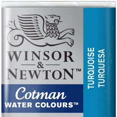 Winsor & Newton Aquarelle Moyenne Pastille Turquoise - Peinture aquarelle - Publicité Winsor & Newton Aquarelle Moyenne Pastille Turquoise - Peinture aquarelle - Publicité