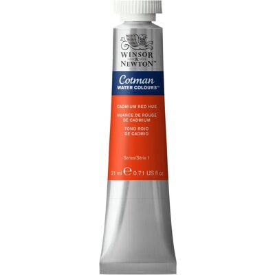 Winsor & Newton Cotman Watercolour Cadmium Red Hue - 21ml - Watercolour Paint Winsor & Newton Cotman Watercolour Cadmium Red Hue - 21ml - Watercolour Paint