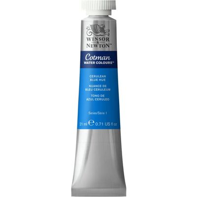 Winsor & Newton Cotman Vattenfärg Cerulean Blue Hue 21ml - Akvarellfärg Winsor & Newton Cotman Vattenfärg Cerulean Blue Hue 21ml - Akvarellfärg