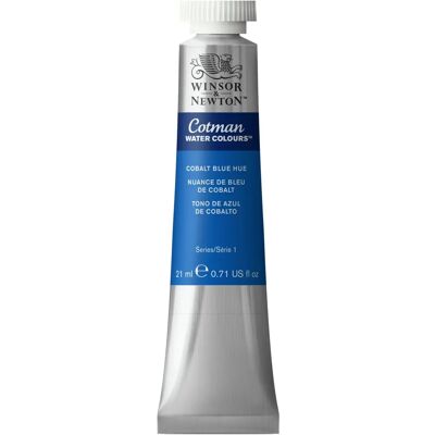 Winsor & Newton Cotman Aquarelle - Bleu Cobalt Clair - 21ml Winsor & Newton Cotman Aquarelle - Bleu Cobalt Clair - 21ml