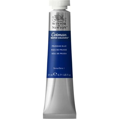 Winsor & Newton Cotman Aquarelle - Bleu de Prusse - 21ml - Peinture aquarelle Winsor & Newton Cotman Aquarelle - Bleu de Prusse - 21ml - Peinture aquarelle