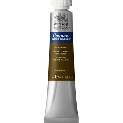 Winsor & Newton Cotman Raw Umber Aquarell - 21ml - Wasserfarbe Winsor & Newton Cotman Raw Umber Aquarell - 21ml - Wasserfarbe