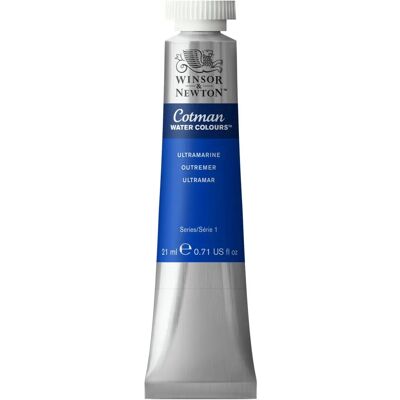 Winsor & Newton Cotman Watercolour Ultramarine - 21ml Tube - Paint Winsor & Newton Cotman Watercolour Ultramarine - 21ml Tube - Paint