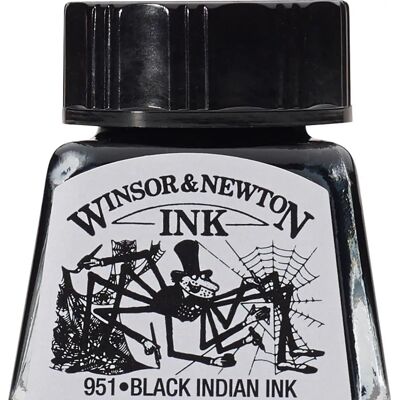 Encre de dessin noire indienne Winsor & Newton - Encre de dessin Encre de dessin noire indienne Winsor & Newton - Encre de dessin