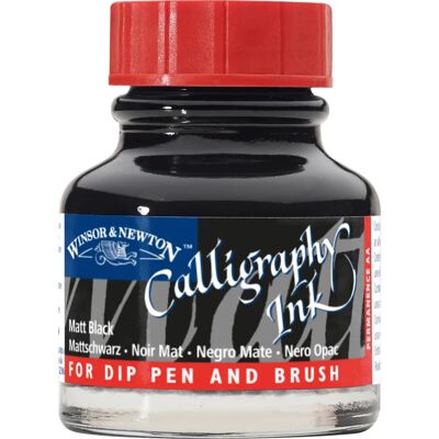 Winsor & Newton Black Calligraphy Ink - 30ml - Art Supplies Winsor & Newton Black Calligraphy Ink - 30ml - Art Supplies