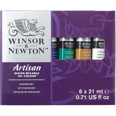 Winsor & Newton Artisan Water Mixable Oil Colour Starter Set - Oil Colour Winsor & Newton Artisan Water Mixable Oil Colour Starter Set - Oil Colour