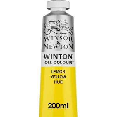 Winsor & Newton Winton Colore ad olio - Giallo Limone - 200ml Winsor & Newton Winton Colore ad olio - Giallo Limone - 200ml