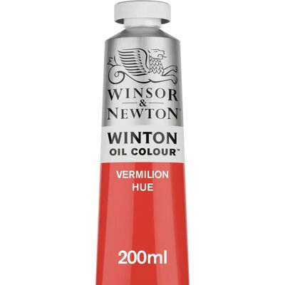 Winsor & Newton Winton Oil Colour Vermilion Hue - 200ml - Oil Paint Winsor & Newton Winton Oil Colour Vermilion Hue - 200ml - Oil Paint