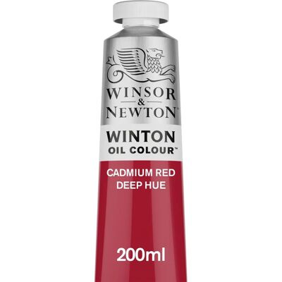 Winsor & Newton Winton Colore Olio - Rosso Cadmio Profondo - 200ml Winsor & Newton Winton Colore Olio - Rosso Cadmio Profondo - 200ml