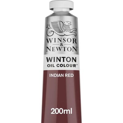 Peinture à l'huile Winsor & Newton Winton Rouge Indien - 200ml Peinture à l'huile Winsor & Newton Winton Rouge Indien - 200ml