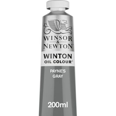 Winsor & Newton Winton Peinture à l'huile - Gris Payne 200ml - Peinture à l'huile Winsor & Newton Winton Peinture à l'huile - Gris Payne 200ml - Peinture à l'huile