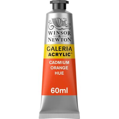 Winsor & Newton Galeria Couleur Acrylique - Nuance Cadmium Orange - 60ml Winsor & Newton Galeria Couleur Acrylique - Nuance Cadmium Orange - 60ml