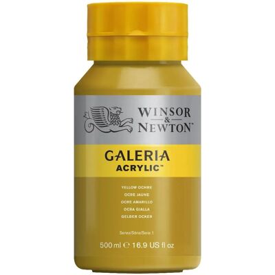 Winsor & Newton Galeria Acrylic Yellow 250ml - Acrylic Paint Winsor & Newton Galeria Acrylic Yellow 250ml - Acrylic Paint