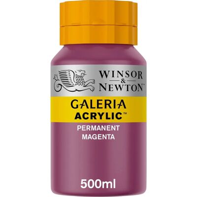 Winsor & Newton Galeria Acrylique 500ml - Magenta Permanent - Peinture acrylique Winsor & Newton Galeria Acrylique 500ml - Magenta Permanent - Peinture acrylique