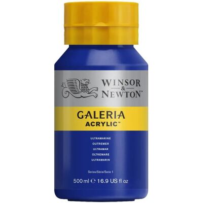Colori acrilici Winsor & Newton Galeria - 500ml - Blu Colori acrilici Winsor & Newton Galeria - 500ml - Blu