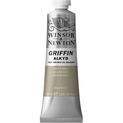 Peinture à l'huile Griffin Alkyd de Winsor & Newton - Gris Davy - Série 1 - Publicité Peinture à l'huile Griffin Alkyd de Winsor & Newton - Gris Davy - Série 1 - Publicité