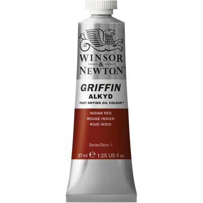 Winsor & Newton Griffin Huile Alkydue à Séchage Rapide - Rouge Indien 37ml - Publicité Winsor & Newton Griffin Huile Alkydue à Séchage Rapide - Rouge Indien 37ml - Publicité