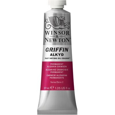 Peinture à l'huile Griffin Alkyd à séchage rapide de Winsor & Newton - Alizarin Crimson Permanent - 37ml - Publicité Peinture à l'huile Griffin Alkyd à séchage rapide de Winsor & Newton - Alizarin Crimson Permanent - 37ml - Publicité