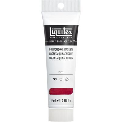 Liquitex Heavy Body Acrylique - Magenta quinacridone - 59ml - Peinture acrylique - Publicité Liquitex Heavy Body Acrylique - Magenta quinacridone - 59ml - Peinture acrylique - Publicité
