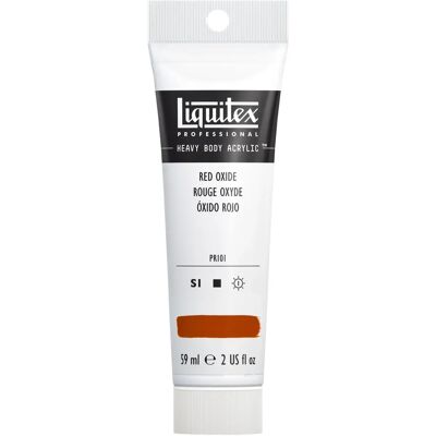 Liquitex Heavy Body - 59ml Tube - Peinture acrylique lourde - Rouge oxyde Liquitex Heavy Body - 59ml Tube - Peinture acrylique lourde - Rouge oxyde