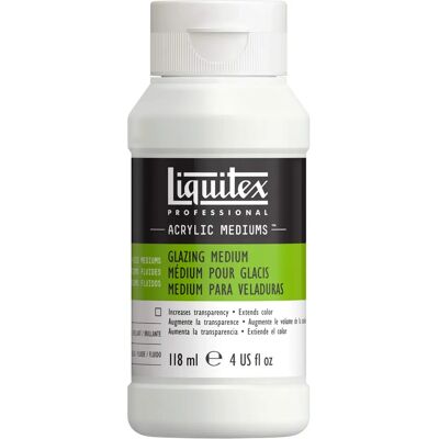 Liquitex Glazing Acrylic Medium - 4oz - Transparent Acrylic Medium for Glazes Liquitex Glazing Acrylic Medium - 4oz - Transparent Acrylic Medium for Glazes