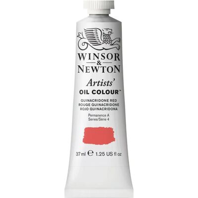 Couleur à l'huile pour artistes Winsor & Newton - Quinacridone Rouge - 37ml Couleur à l'huile pour artistes Winsor & Newton - Quinacridone Rouge - 37ml