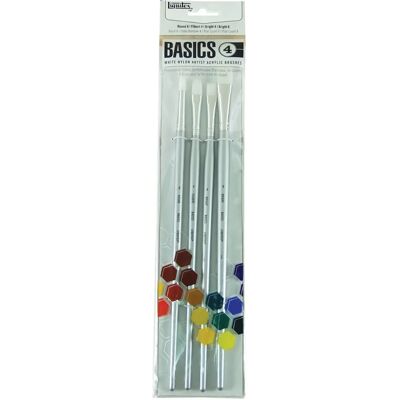 Set di Pennelli Sintetici Liquitex Basics - Strumenti Artistici Versatili Set di Pennelli Sintetici Liquitex Basics - Strumenti Artistici Versatili