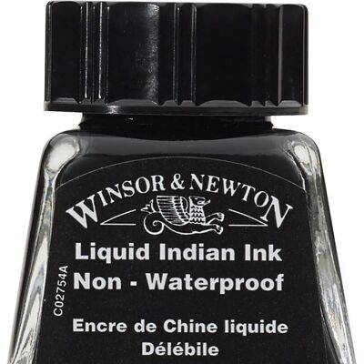 Winsor & Newton 94376954180 Encre de Dessin - Noir - 14ml Winsor & Newton 94376954180 Encre de Dessin - Noir - 14ml