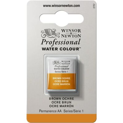 Winsor & Newton Professional Water Colour Half Pan - Brown Ochre Winsor & Newton Professional Water Colour Half Pan - Brown Ochre