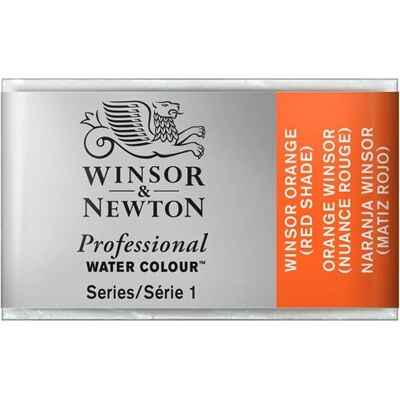 Winsor & Newton Colori ad Acquarello Professionali Arancione - Tinta Rossa Winsor & Newton Colori ad Acquarello Professionali Arancione - Tinta Rossa