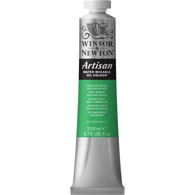 Colore ad olio idrosolubile Winsor & Newton Artisan - Verde Phthalo (Tinta Gialla) - 200ml Colore ad olio idrosolubile Winsor & Newton Artisan - Verde Phthalo (Tinta Gialla) - 200ml