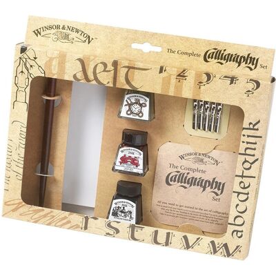 Täydellinen kalligrafiikkasarja Winsor & Newton - Musteet, kynät ja tarvikkeet Täydellinen kalligrafiikkasarja Winsor & Newton - Musteet, kynät ja tarvikkeet
