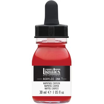 Encre acrylique Naphthol Crimson Liquitex - Professionnelle 30ml - Publicité Encre acrylique Naphthol Crimson Liquitex - Professionnelle 30ml - Publicité