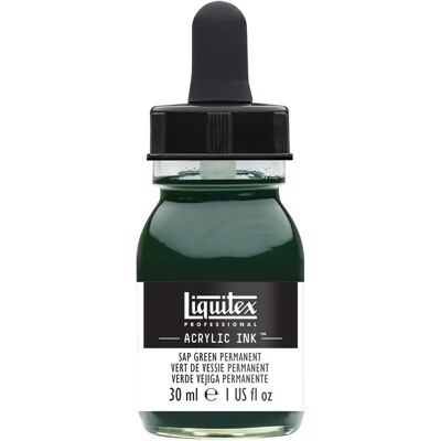 Liquitex Acrylic Ink - Green - Artist Quality - 30ml Liquitex Acrylic Ink - Green - Artist Quality - 30ml