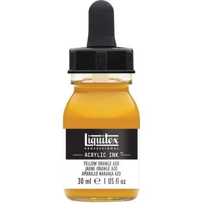 Liquitex Orange Azo Acrylic Ink - Acrylic Ink Liquitex Orange Azo Acrylic Ink - Acrylic Ink
