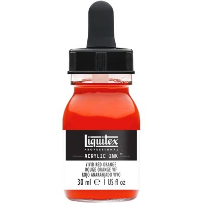 Liquitex Akrylbläck - Röd Orange - Konstnärsprodukt Liquitex Akrylbläck - Röd Orange - Konstnärsprodukt